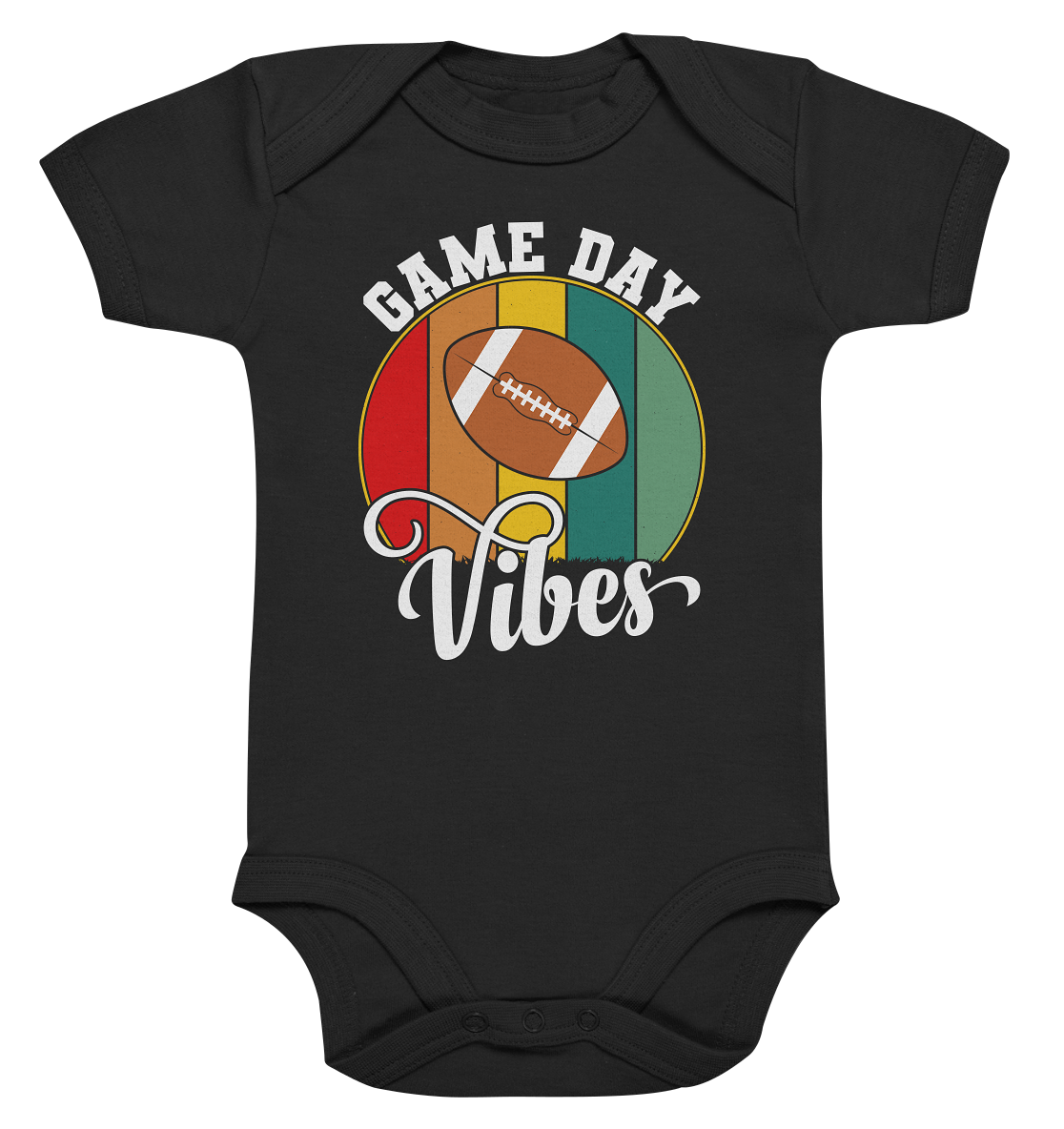 Game Day Vibes White - Organic Baby Bodysuite