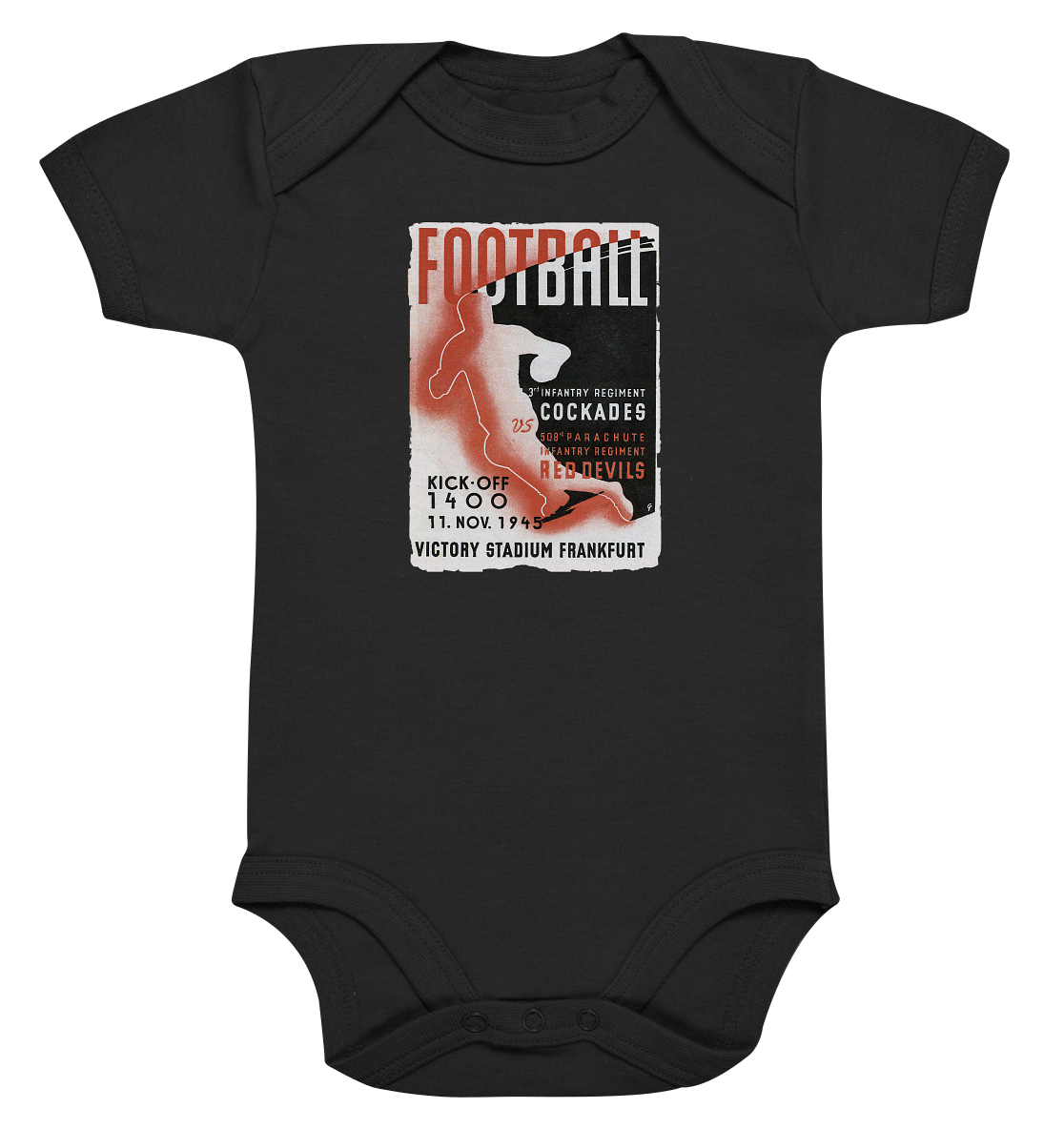 Red Devils Frankfurt 1945 - Organic Baby Bodysuite