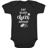 Eat Sleep Cheer - Organic Baby Bodysuit