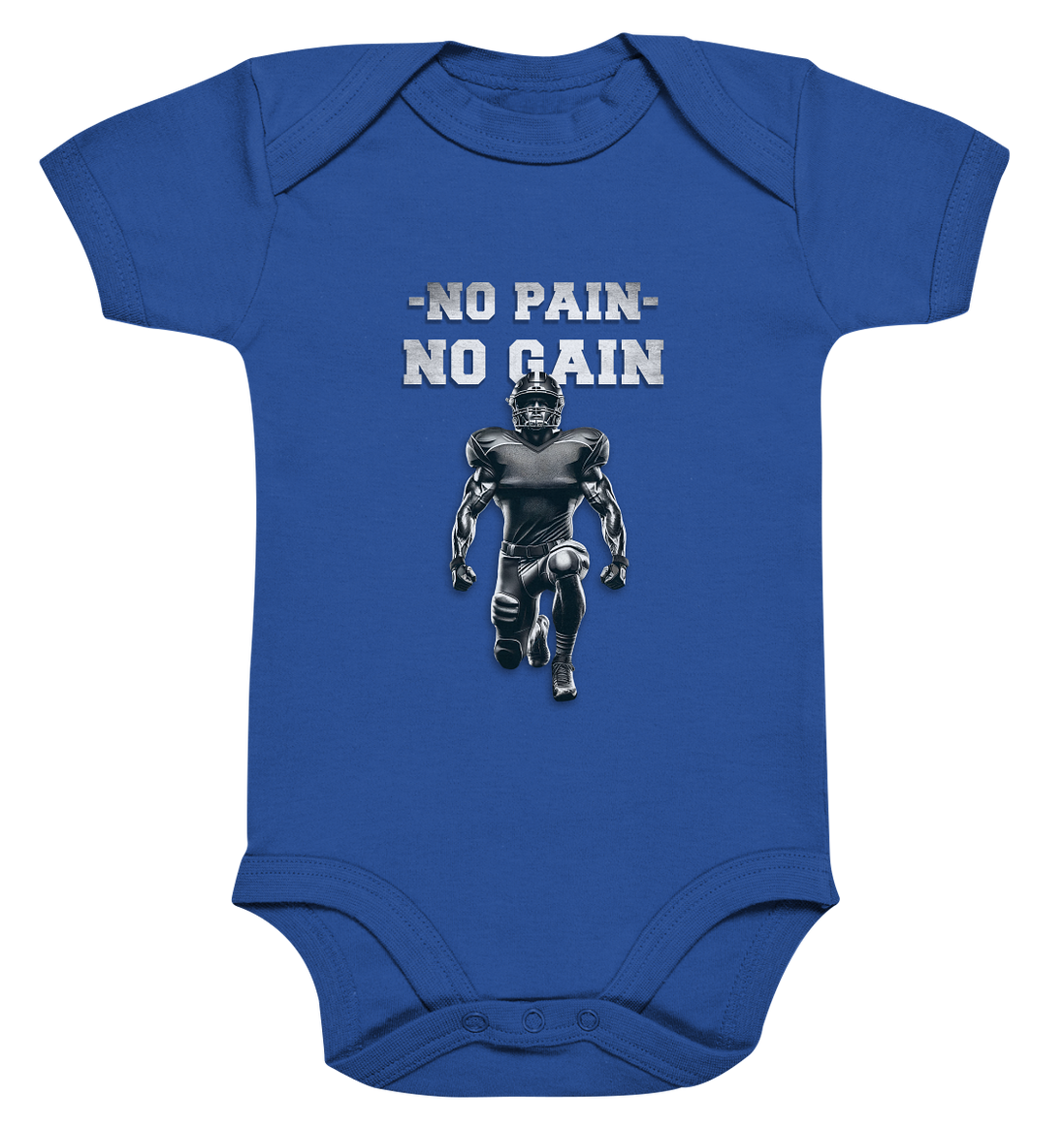 No Pain No Gain Metal  - Organic Baby Bodysuite