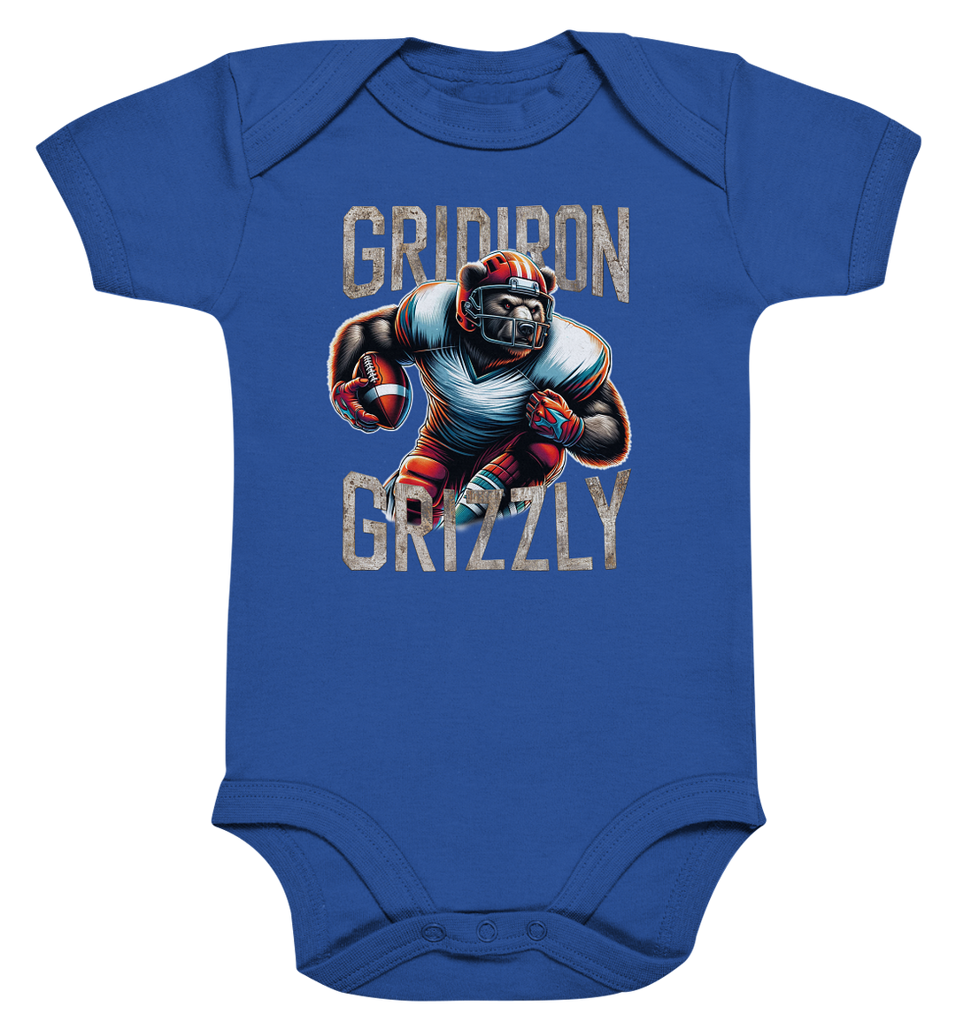 Gridiron Grizzly - Organic Baby Bodysuite