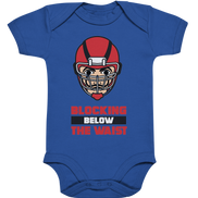 Blocking Below The Waist  - Organic Baby Bodysuite