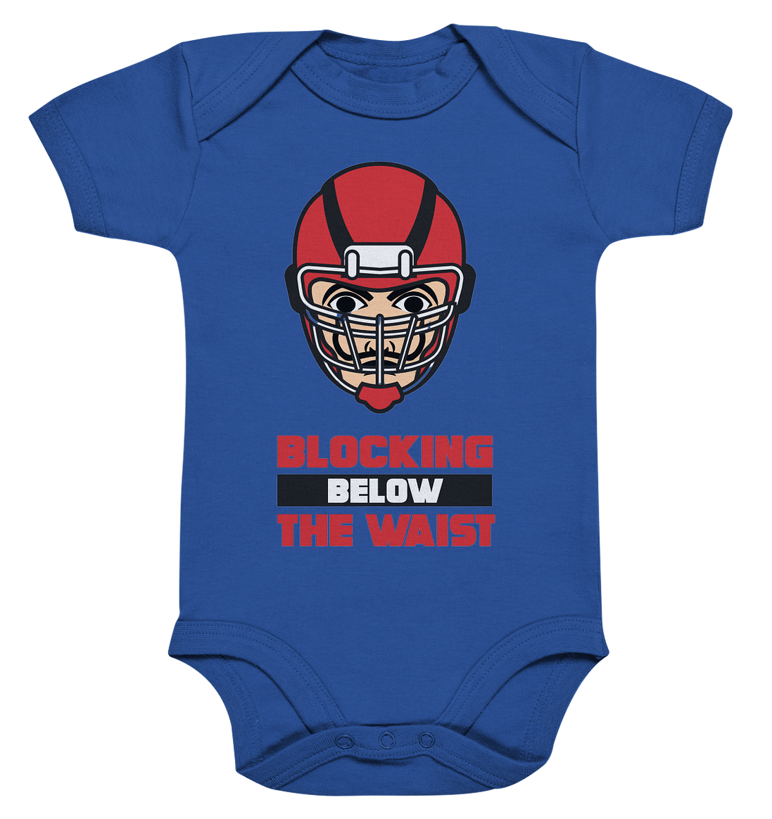 Blocking Below The Waist  - Organic Baby Bodysuite