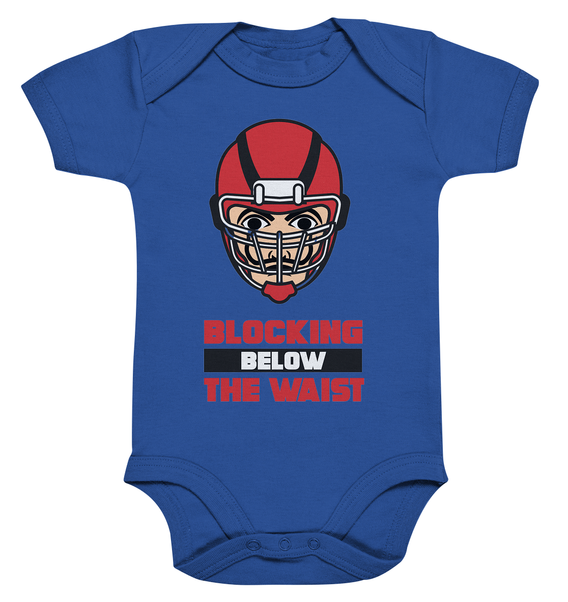 Blocking Below The Waist  - Organic Baby Bodysuite