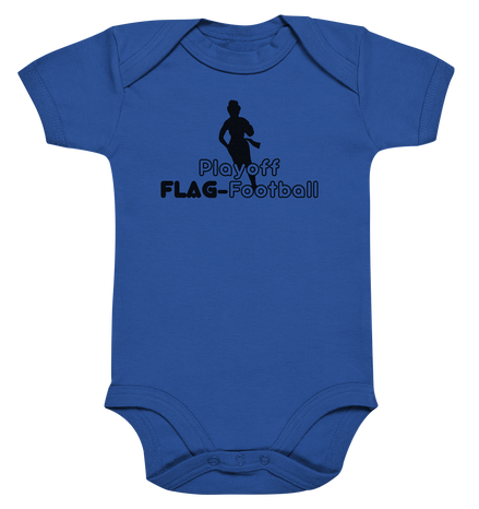 Playoff Flag Football  Women black  - Organic Baby Bodysuite