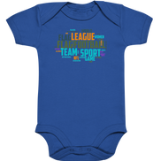 Flag Football Word Bubble - Organic Baby Bodysuite