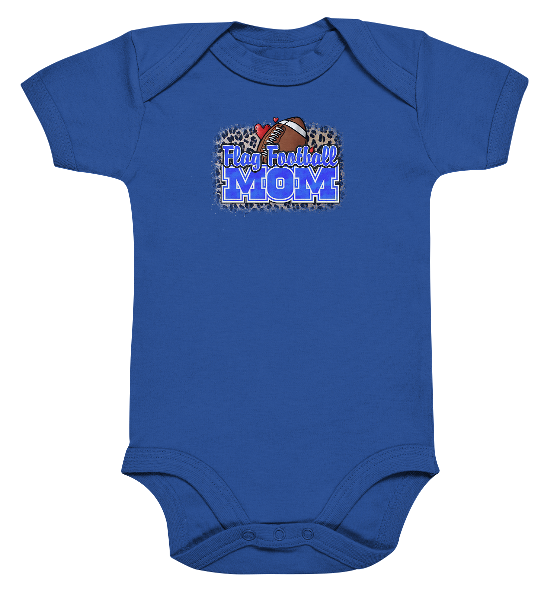 Flag Football Mom - Organic Baby Bodysuite
