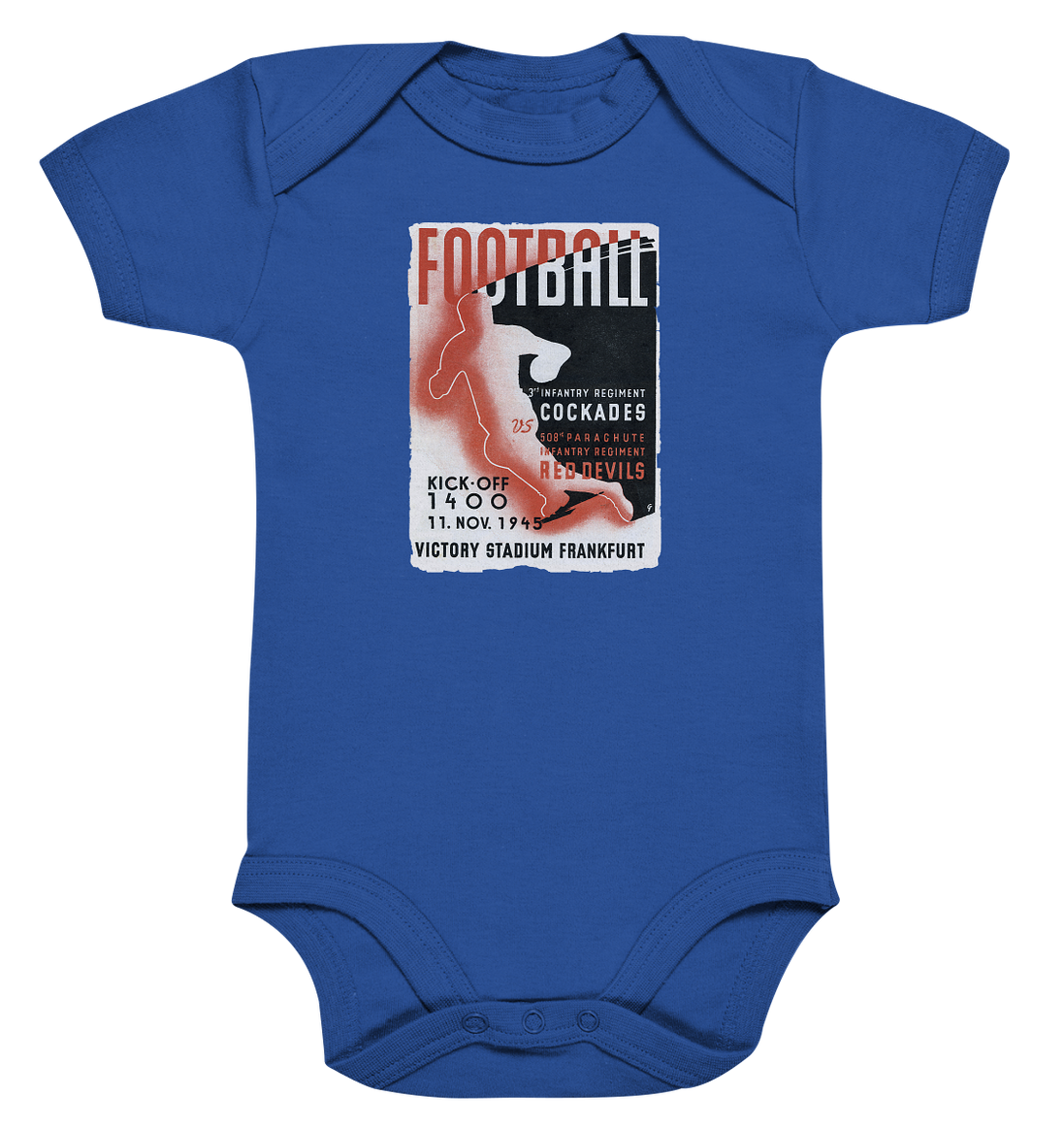 Red Devils Frankfurt 1945 - Organic Baby Bodysuite