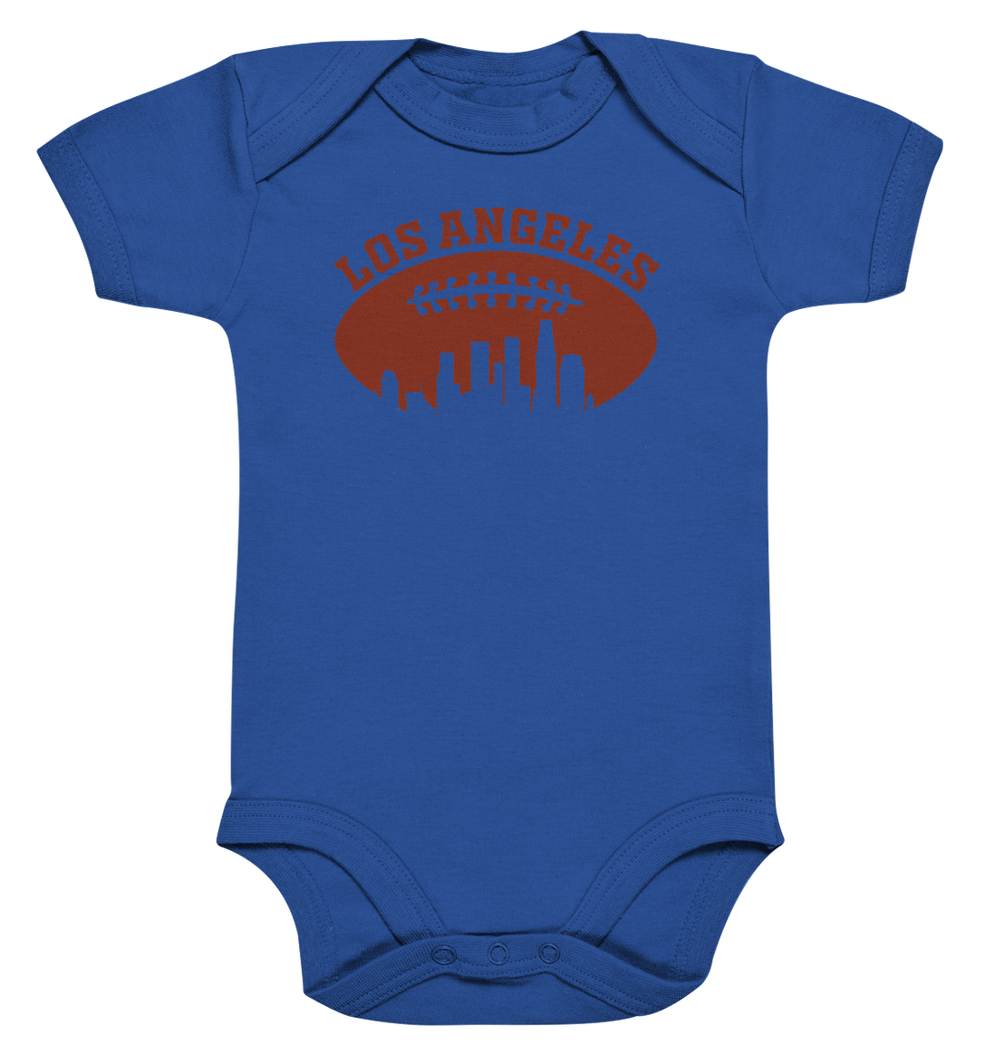 Los Angeles Football Silhouette - Organic Baby Bodysuite