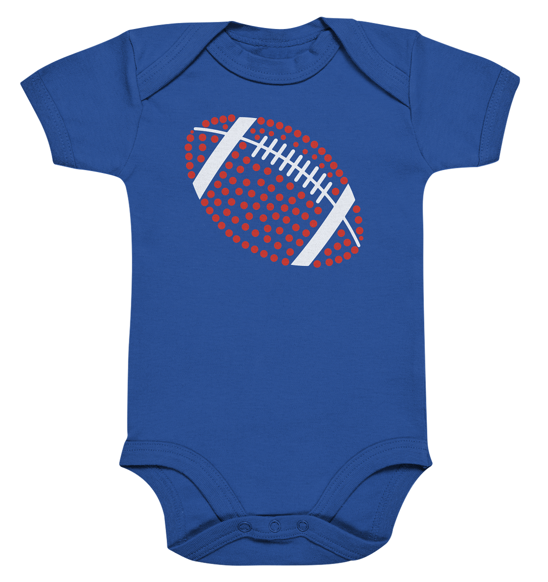 Football Dots - Organic Baby Bodysuite