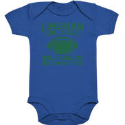 Lineman Heroes Green - Organic Baby Bodysuite
