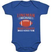 Lineman Quarterback Heroes - Organic Baby Bodysuite