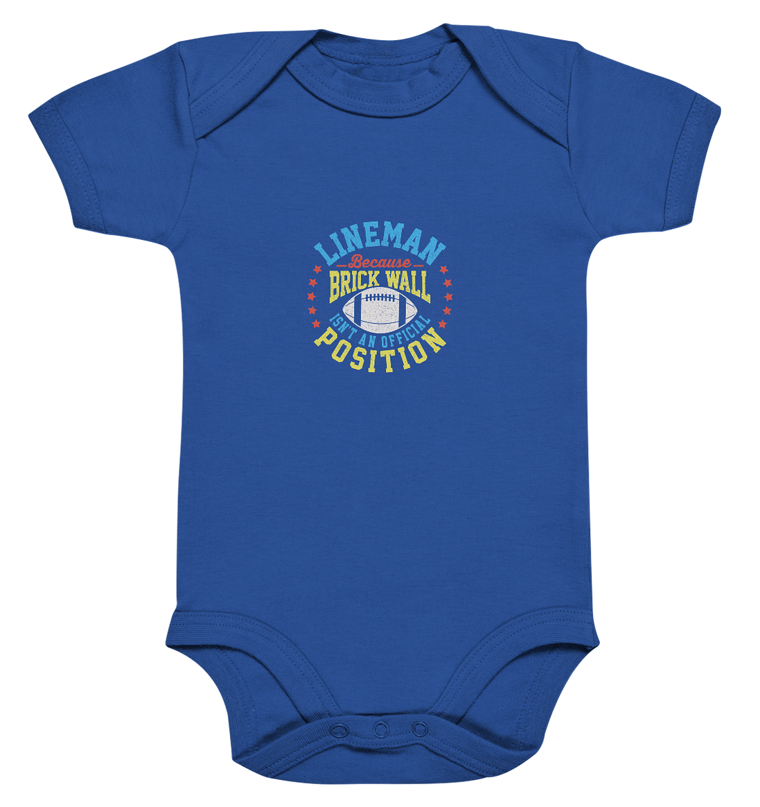 Lineman Brick Wall - Organic Baby Bodysuite