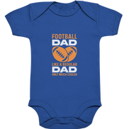 Football Dad Much Cooler - Organic Baby Bodysuite