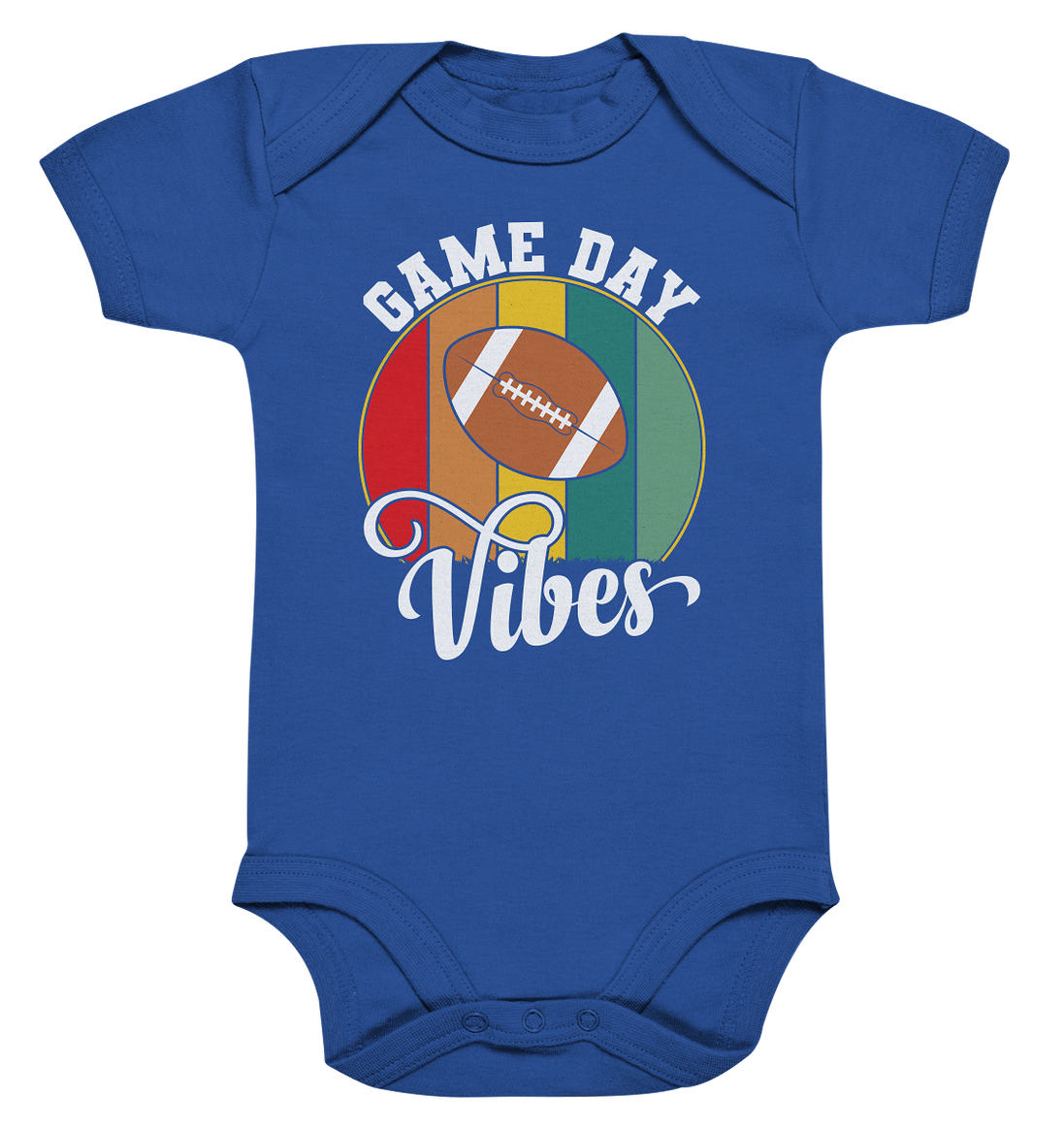 Game Day Vibes White - Organic Baby Bodysuite