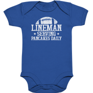 Lineman Serving Pancakes - Organic Baby Bodysuite