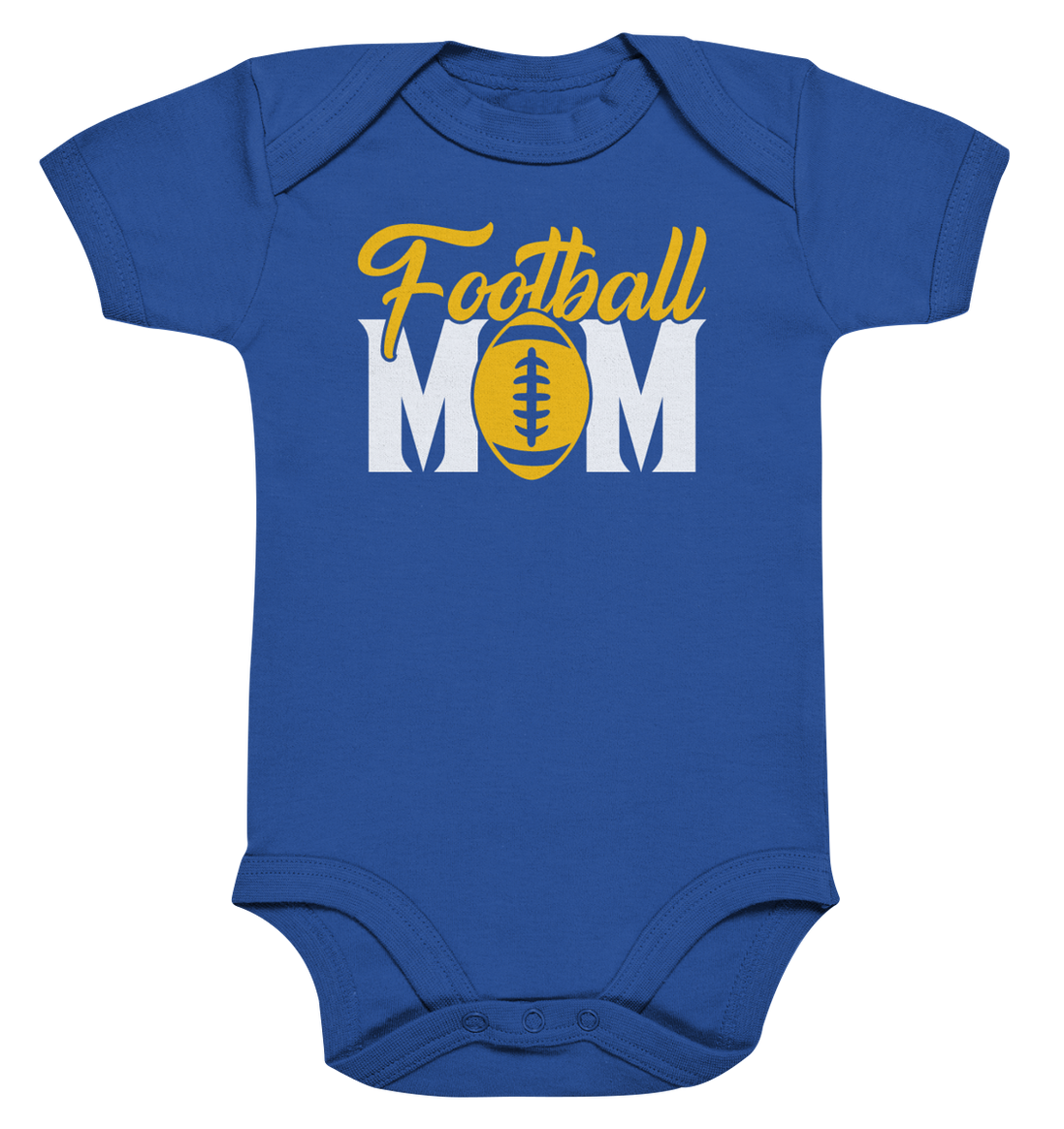 Football MOM - Organic Baby Bodysuit