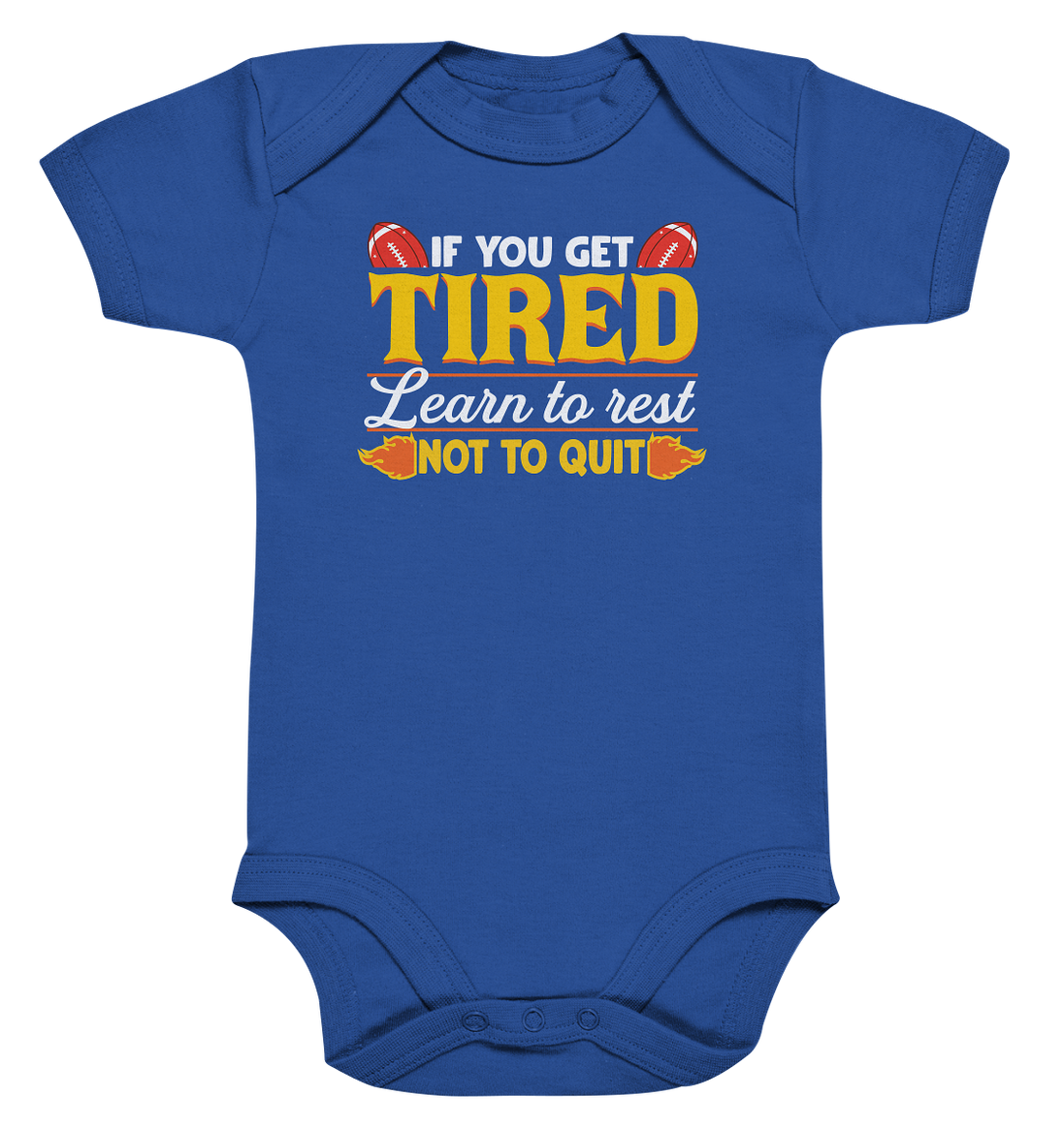 If you get Tired - Organic Baby Bodysuite