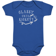 Glassy until Kick Off  - Organic Baby Bodysuite