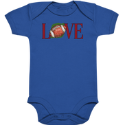 Football Love - Organic Baby Bodysuite
