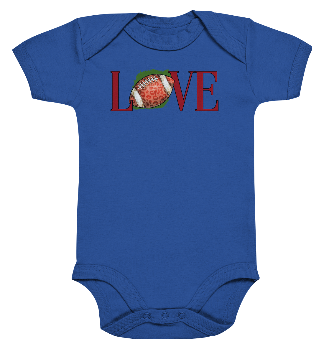 Football Love - Organic Baby Bodysuite