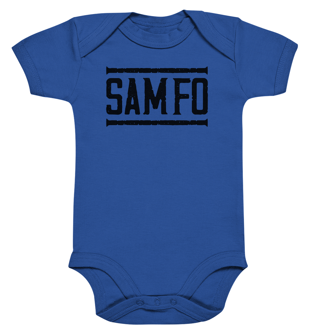 SAMFO black - Organic Baby Bodysuite