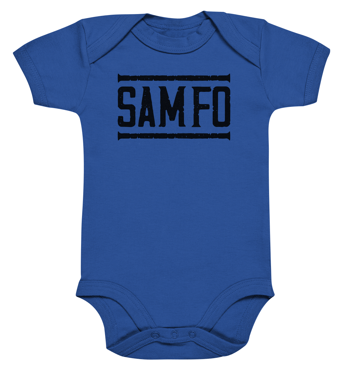 SAMFO black - Organic Baby Bodysuite