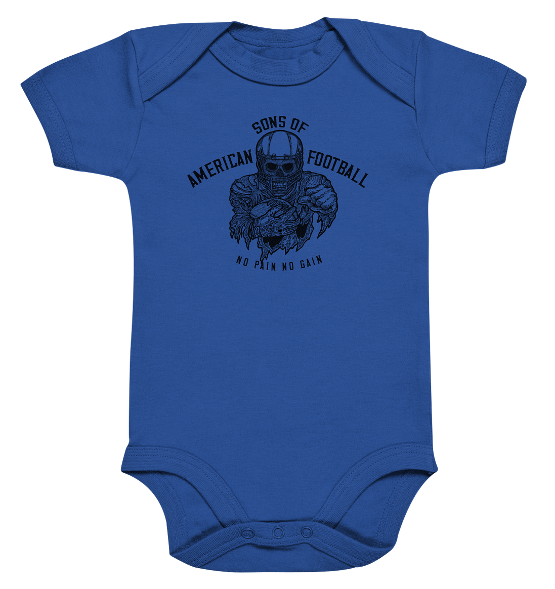 SAMFO No Pain No Gain  - Organic Baby Bodysuite