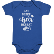 Eat Sleep Cheer - Organic Baby Bodysuit