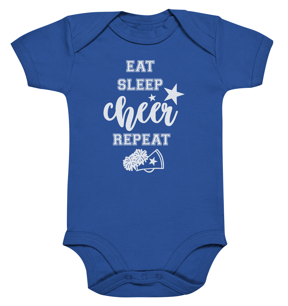 Eat Sleep Cheer - Organic Baby Bodysuit