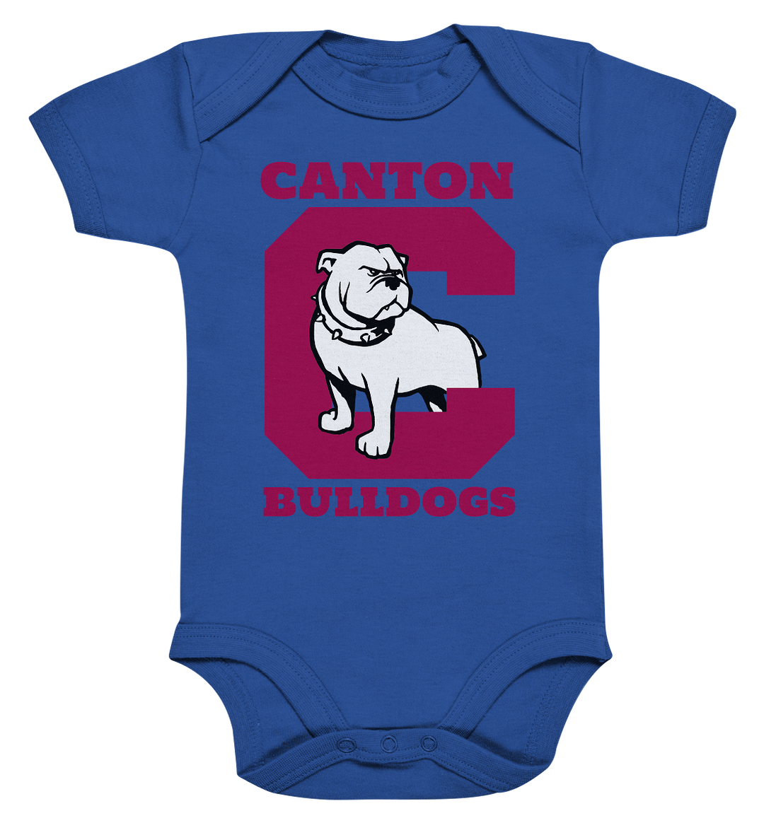 Canton Bulldogs - Organic Baby Bodysuit