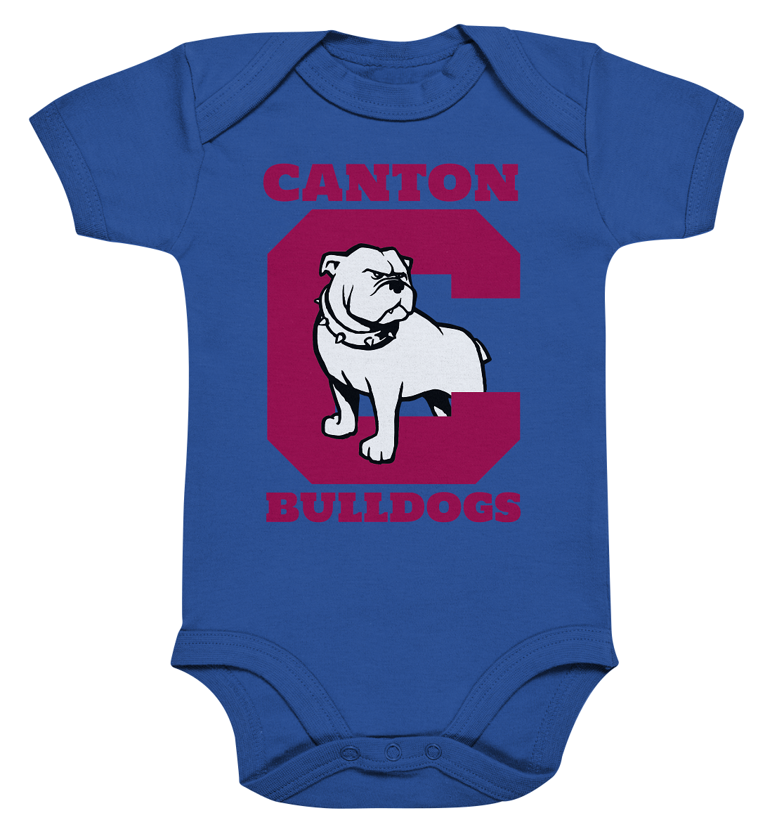 Canton Bulldogs - Organic Baby Bodysuit