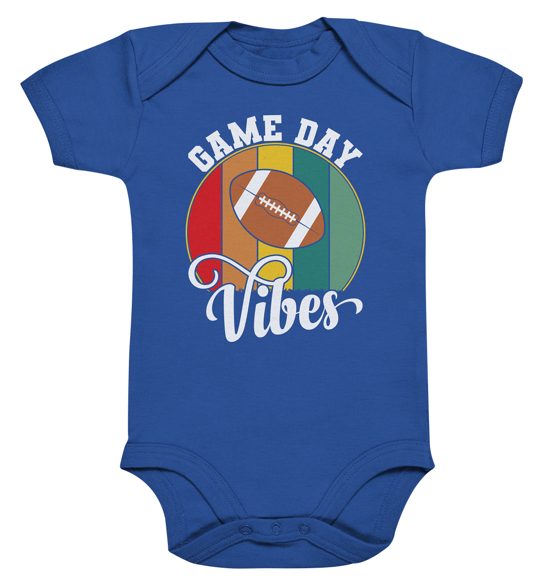 Game Day Vibes White - Organic Baby Bodysuite