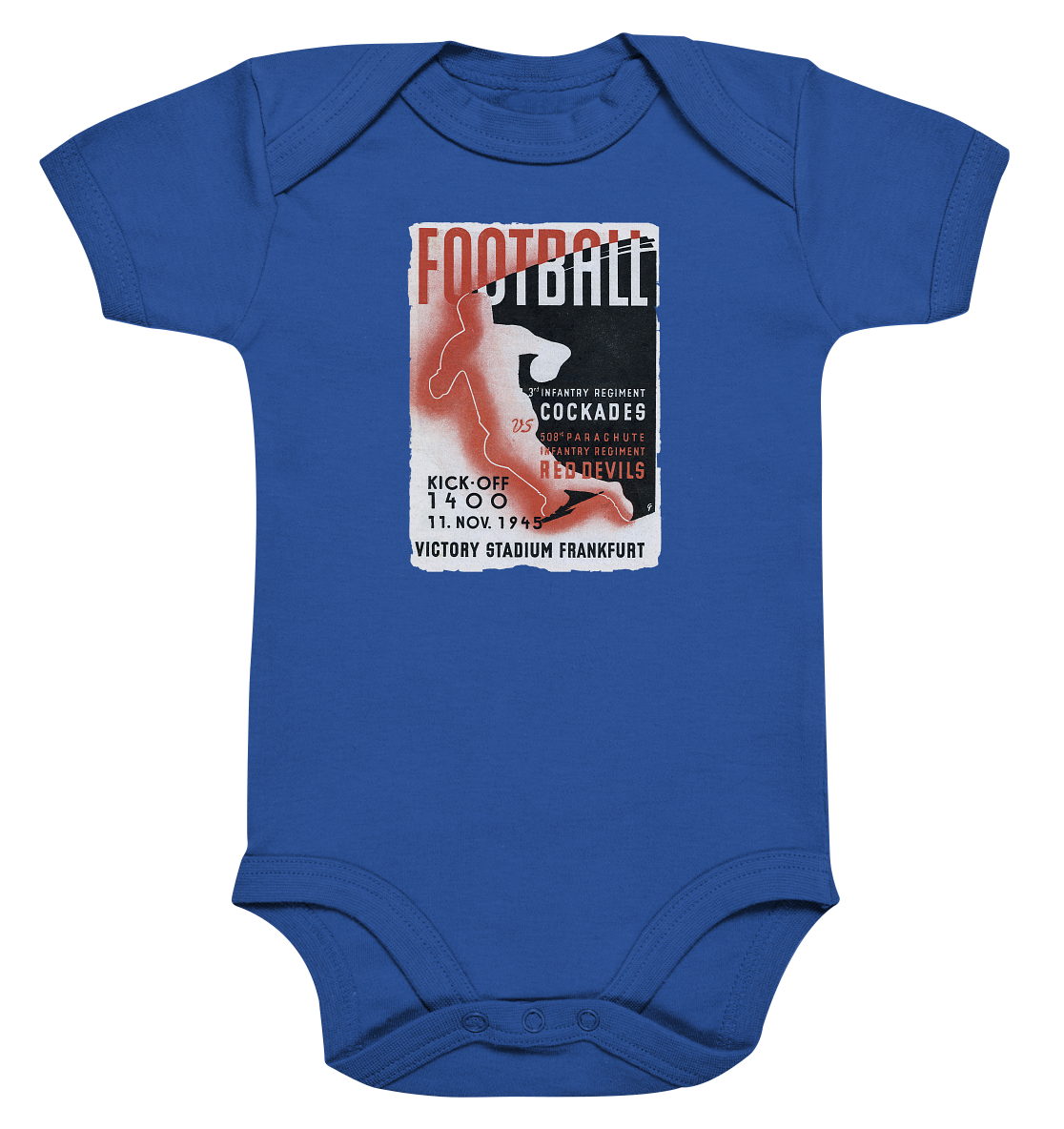 Red Devils Frankfurt 1945 - Organic Baby Bodysuite