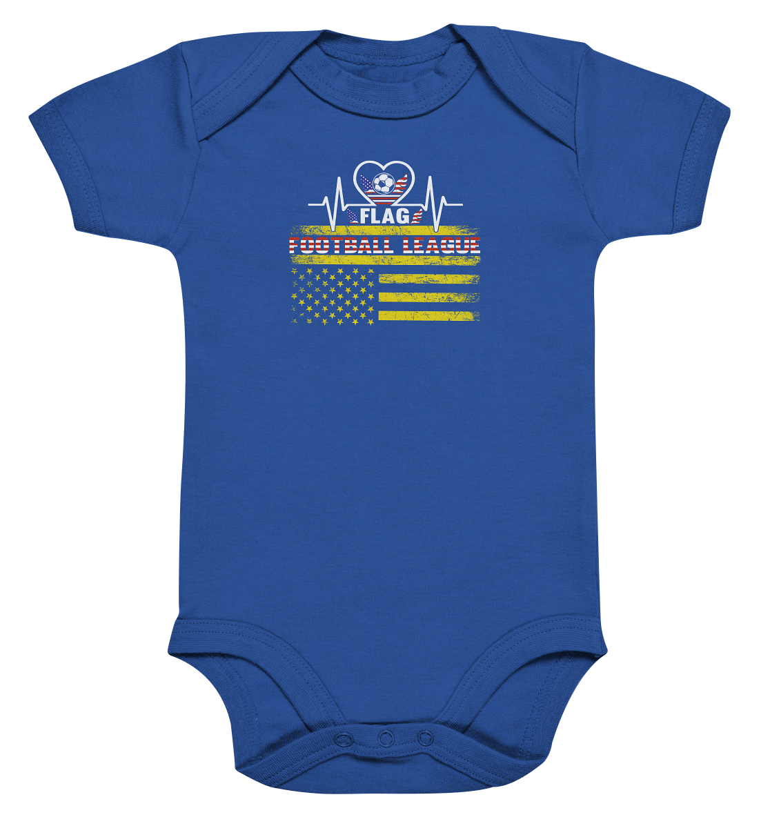 Flag Football League - Organic Baby Bodysuit
