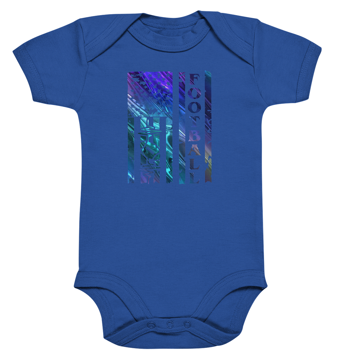 USA Football Flag  - Organic Baby Bodysuite