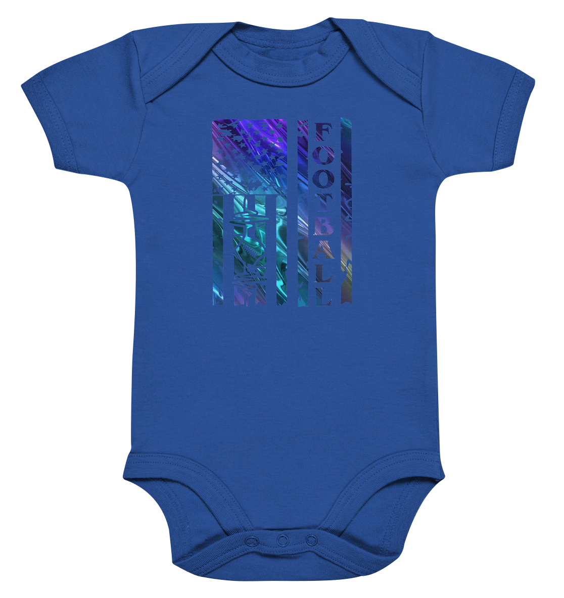 USA Football Flag  - Organic Baby Bodysuite