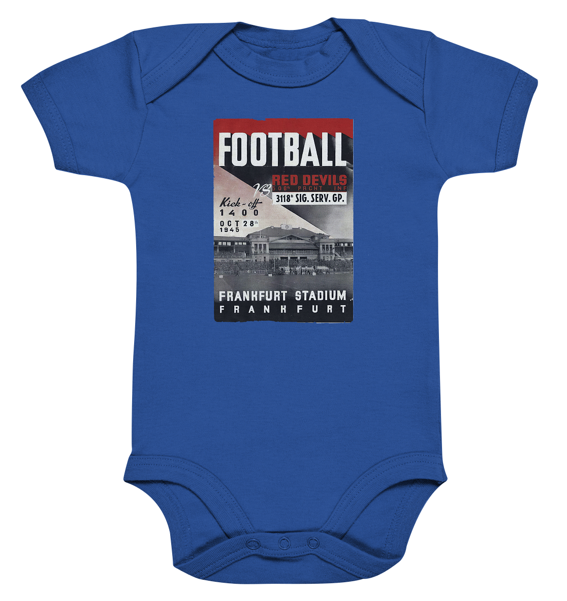 Frankfurt Football 1945 - Organic Baby Bodysuit