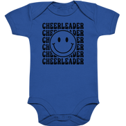 Cheerleader Smiley - Organic Baby Bodysuit