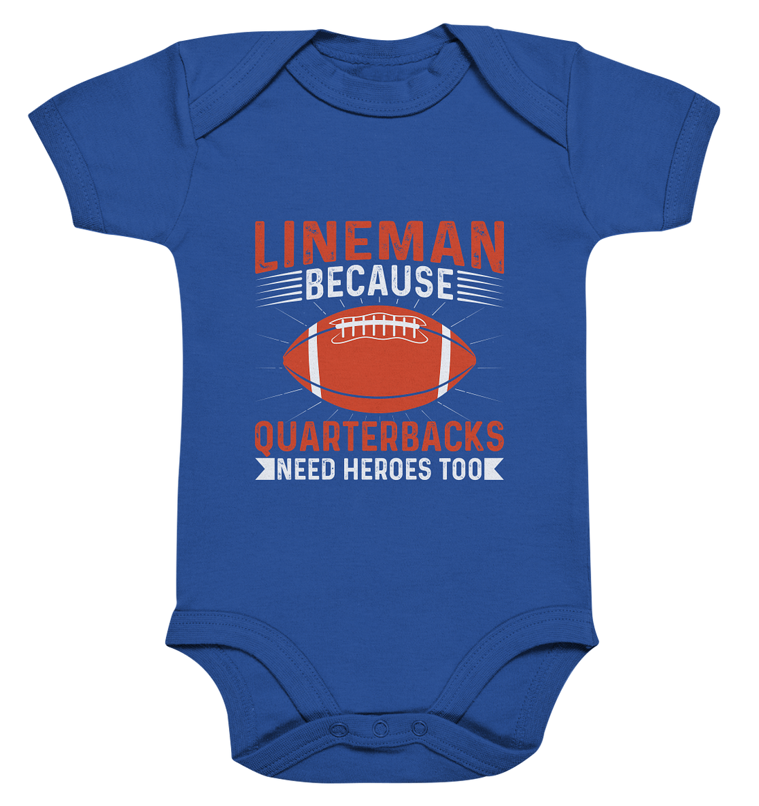 Lineman Quarterback Heroes - Organic Baby Bodysuite