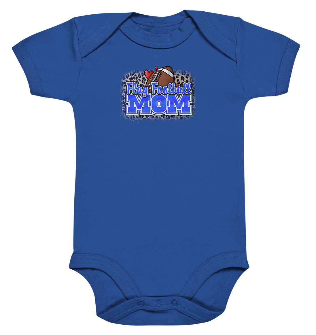 Flag Football Mom - Organic Baby Bodysuite