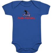 Playoff Flag Football  Men red - Organic Baby Bodysuite