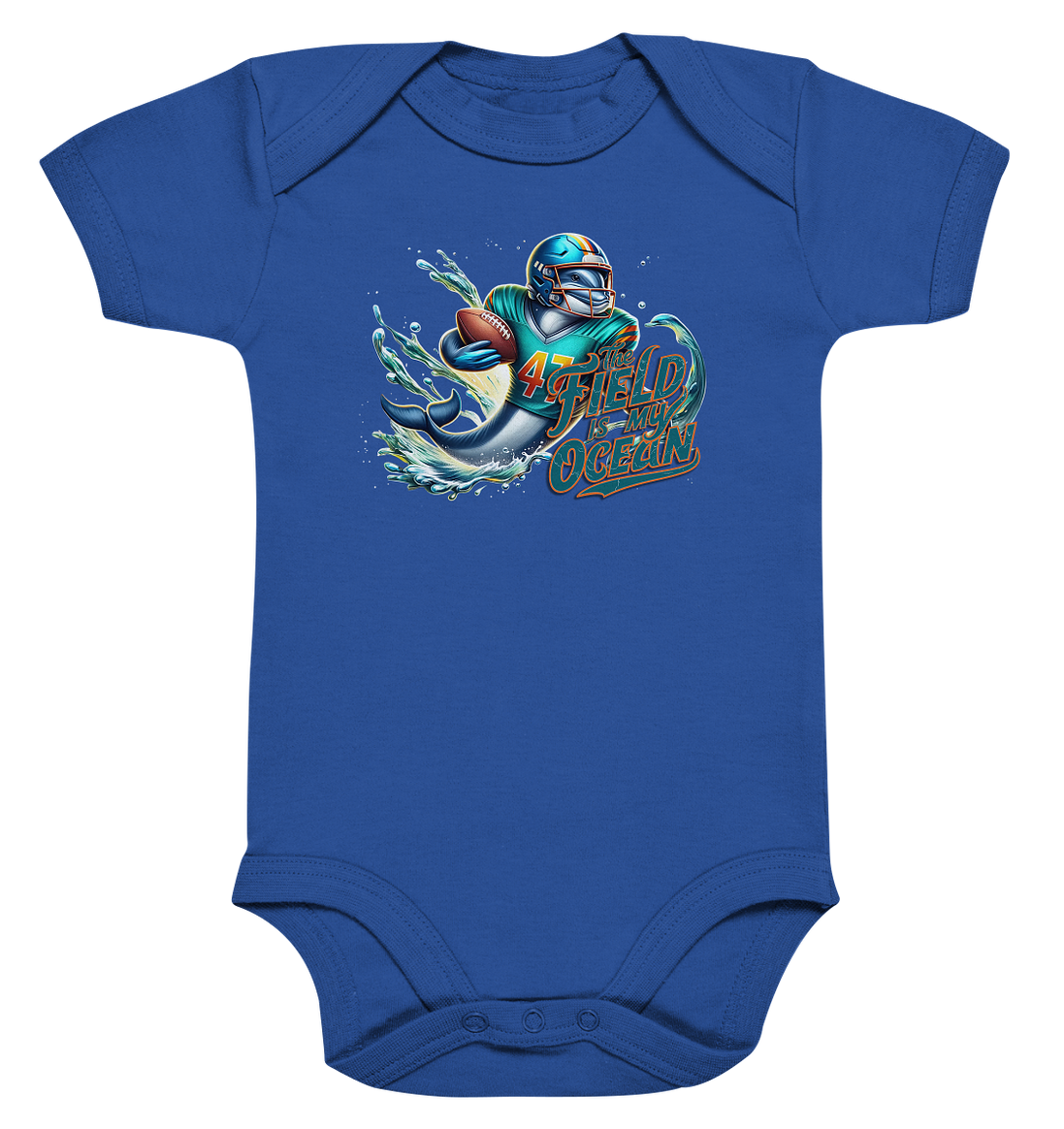 Dolphin - Organic Baby Bodysuit