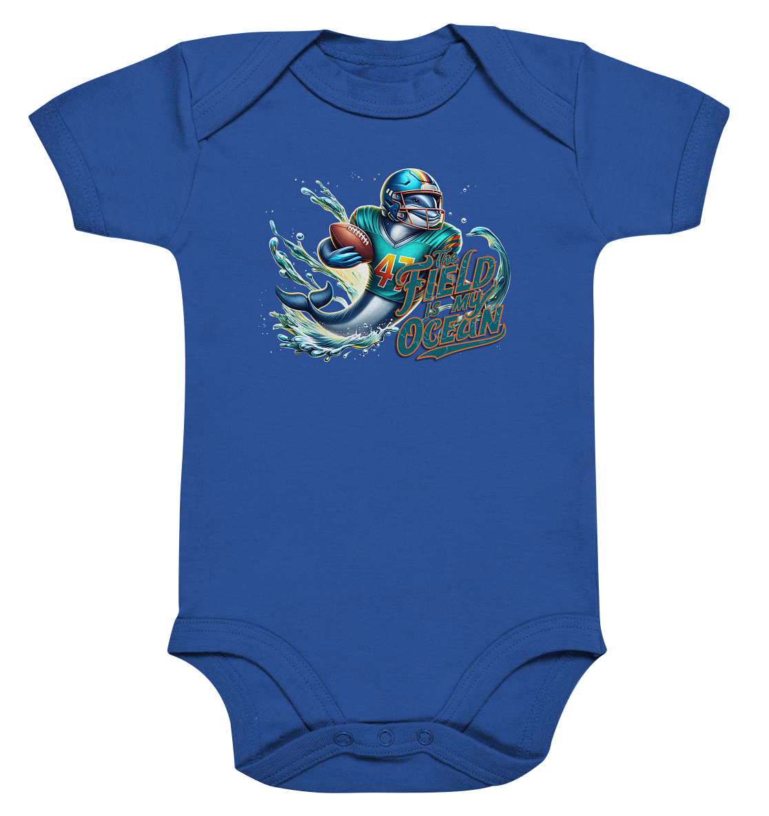 Dolphin - Organic Baby Bodysuit