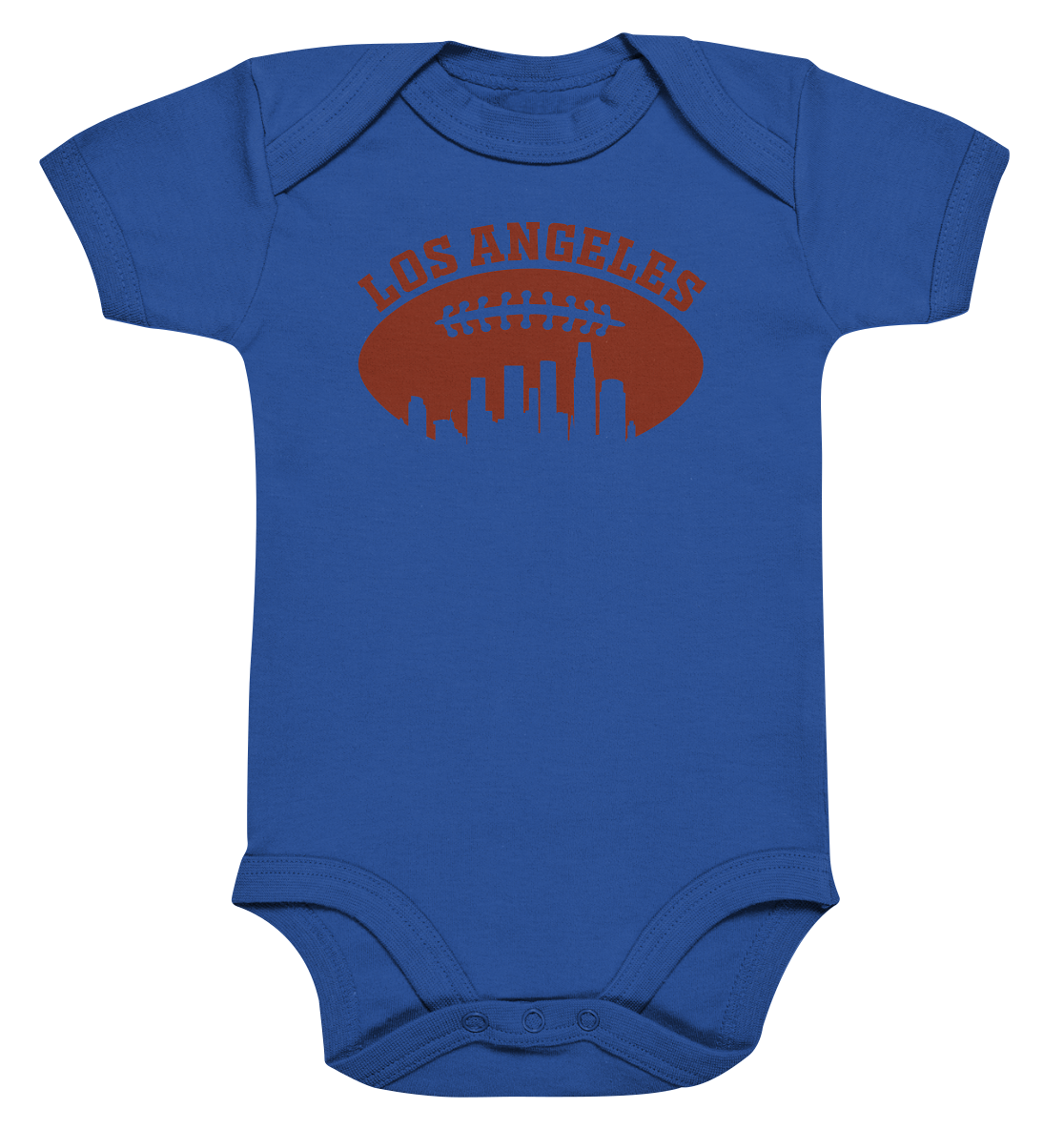 Los Angeles Football Silhouette - Organic Baby Bodysuite