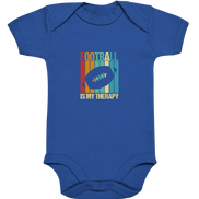 Football is my Therapy - Organic Baby Bodysuite