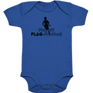 Playoff Flag Football  Women black  - Organic Baby Bodysuite