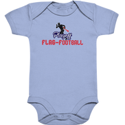 Playoff Flag Football  Men red - Organic Baby Bodysuite