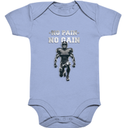 No Pain No Gain Metal  - Organic Baby Bodysuite
