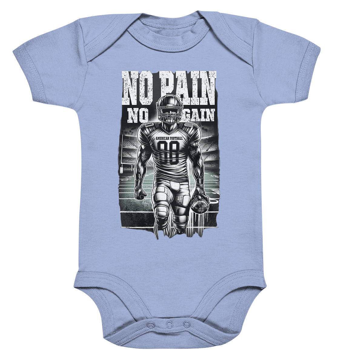 No Pain No Gain  - Organic Baby Bodysuite